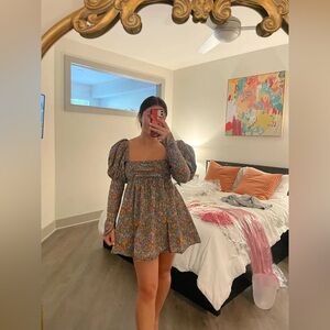 For Love And Lemons - Brittany Mini dress (Multicolor Floral)